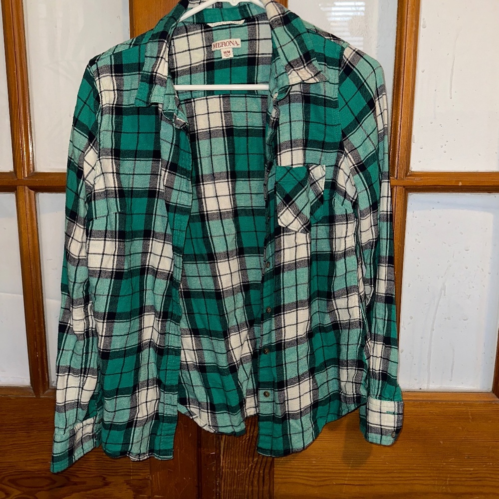 Green and Blue Flannel
